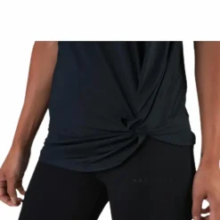 Jolie Knot Singlet Black