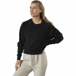 Joy L/S Raglan O-Neck Swt Black