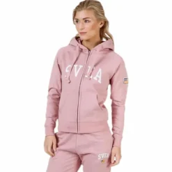 Judit Zip Hood Pink