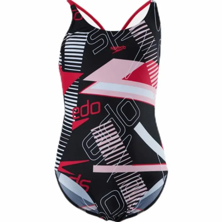 Junglespeak Allover Tieback Black/Red