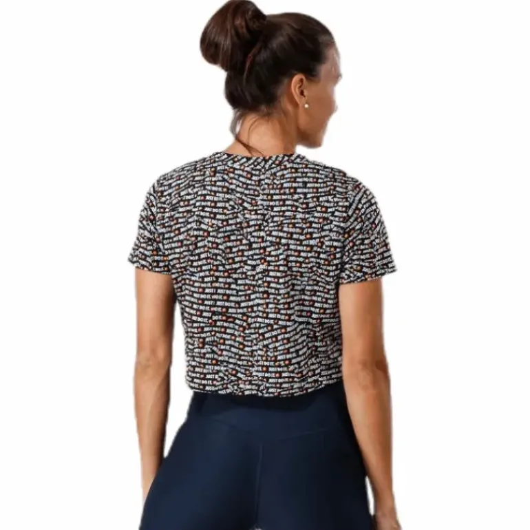 Just Do It Crop Top SS Patterned