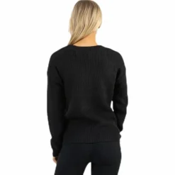 Karie Ls O-Neck Knit Black