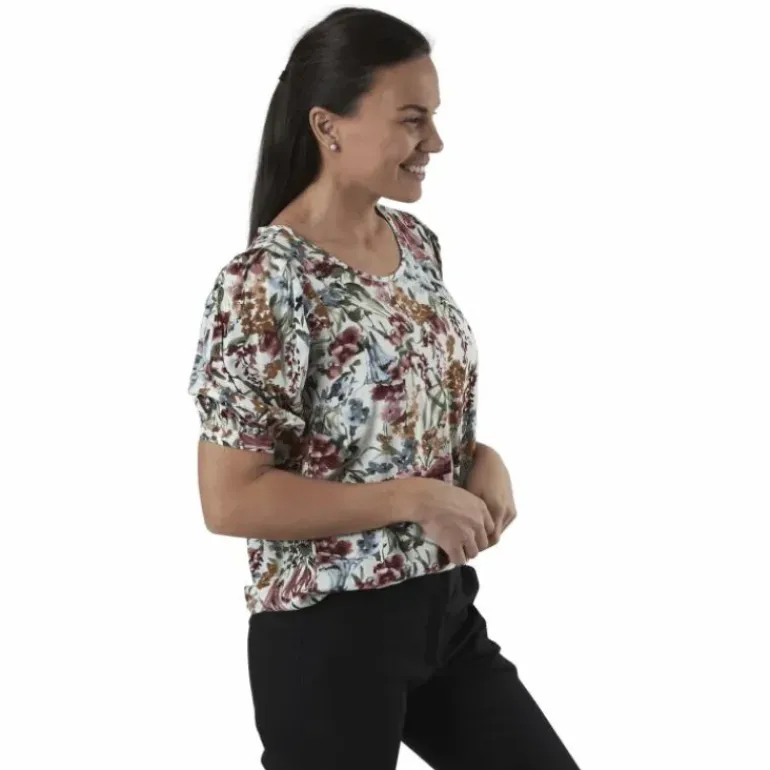 Karma Life 2/4 Aop Top Wvn White