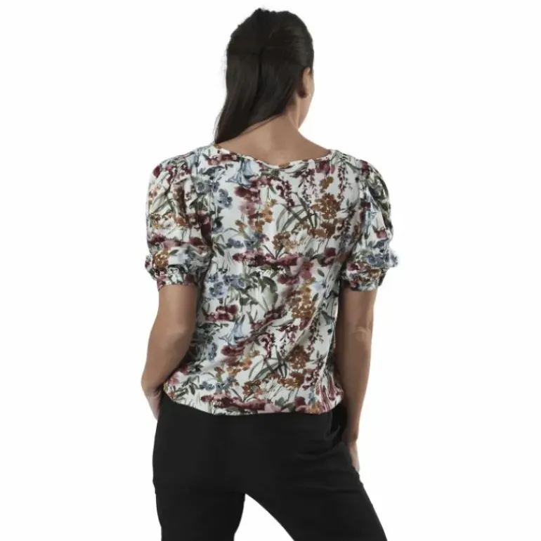 Karma Life 2/4 Aop Top Wvn White