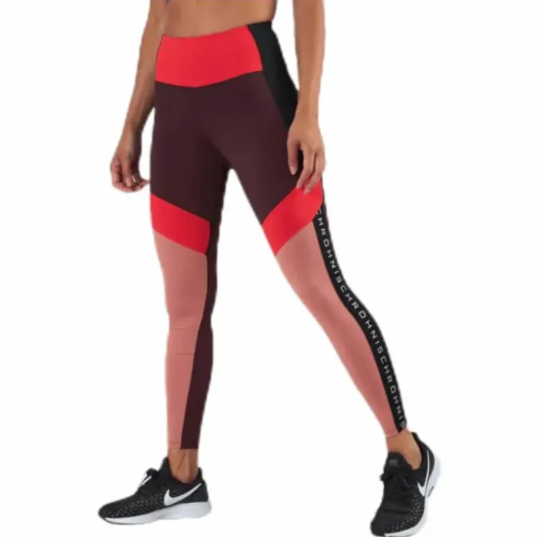 Kay Blocked Tights Pink