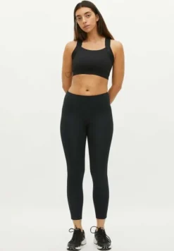 Kay High Waist Tights Black/black
