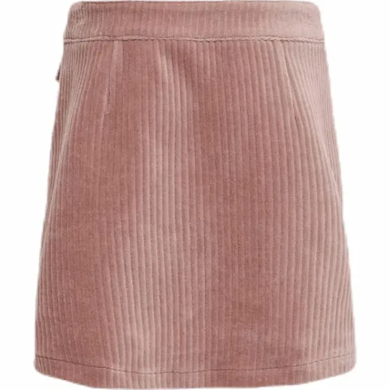 Ketty Cord Button Skirt Pink