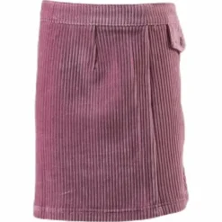 Ketty Cord Button Skirt Pink