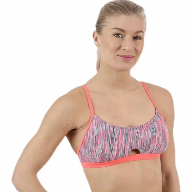 Keyhole Sport Top Blue