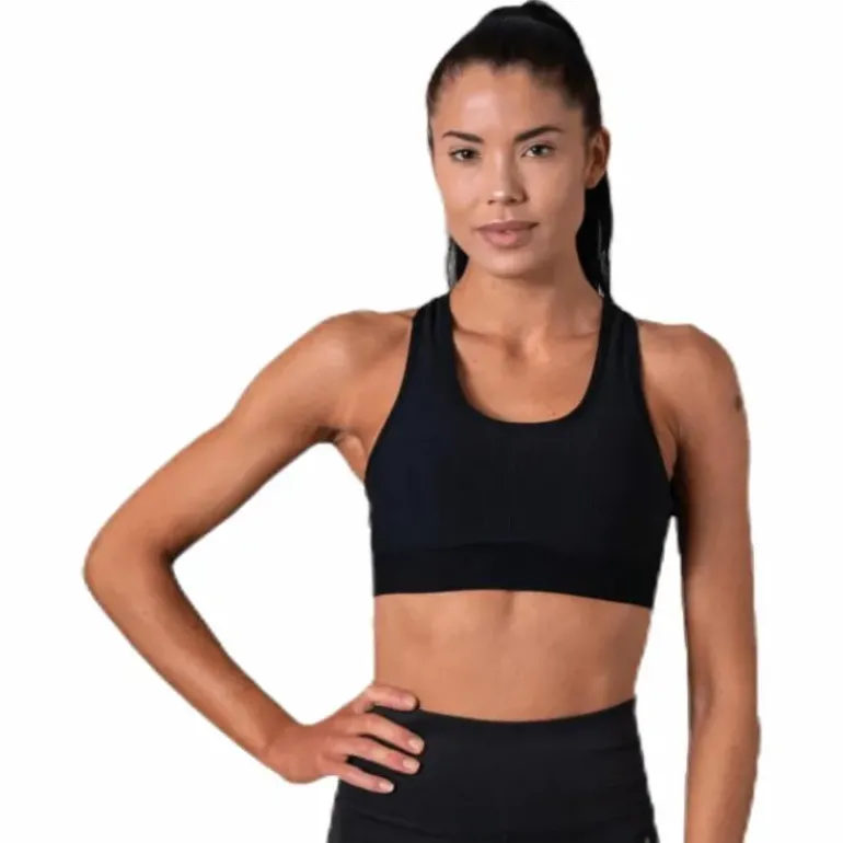 Koray Rib Bra Black