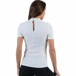 Kylie Ss T-Neck Top White