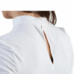 Kylie Ss T-Neck Top White