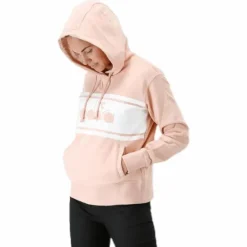 L. Hoodie Spectra Pink/Beige