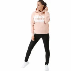 L. Hoodie Spectra Pink/Beige