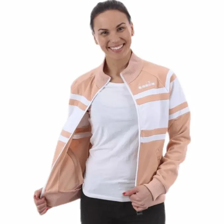 L. Jacket 80'S Pink/White
