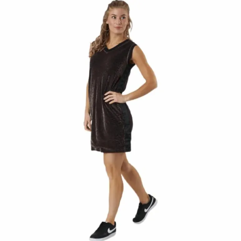 Lady Dress, Auth Sparkle Exar Brown/Black