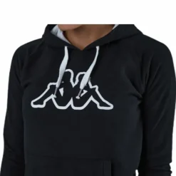 Lady Sweat Hood, Logo Zeleril White/Black