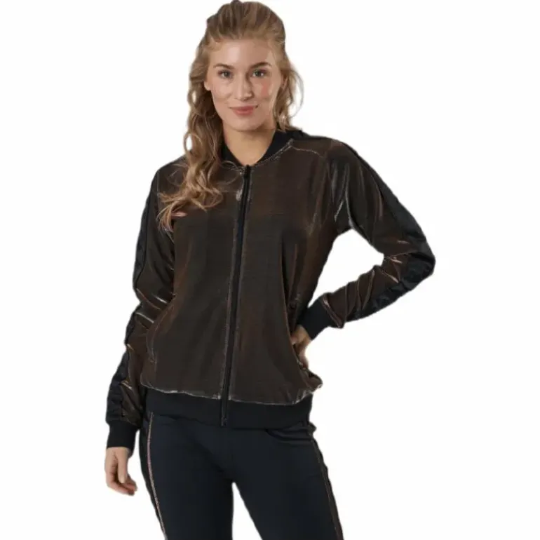 Lady Tr.Jacket, Auth Ecot Brown/Black