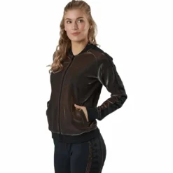 Lady Tr.Jacket, Auth Ecot Brown/Black