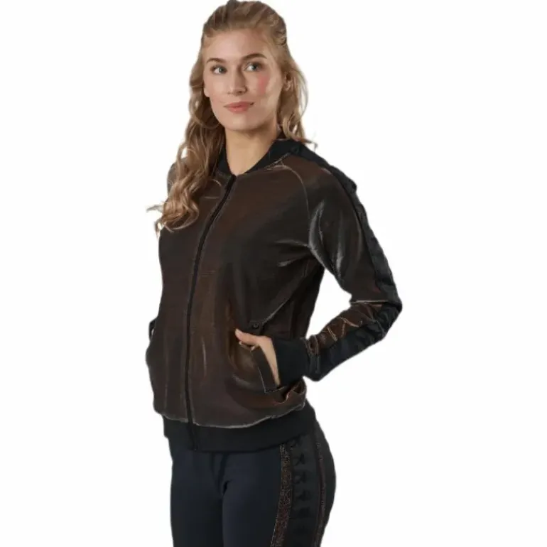 Lady Tr.Jacket, Auth Ecot Brown/Black
