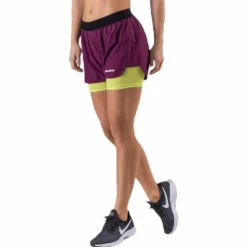 2-Lay Shorts Purple/Green