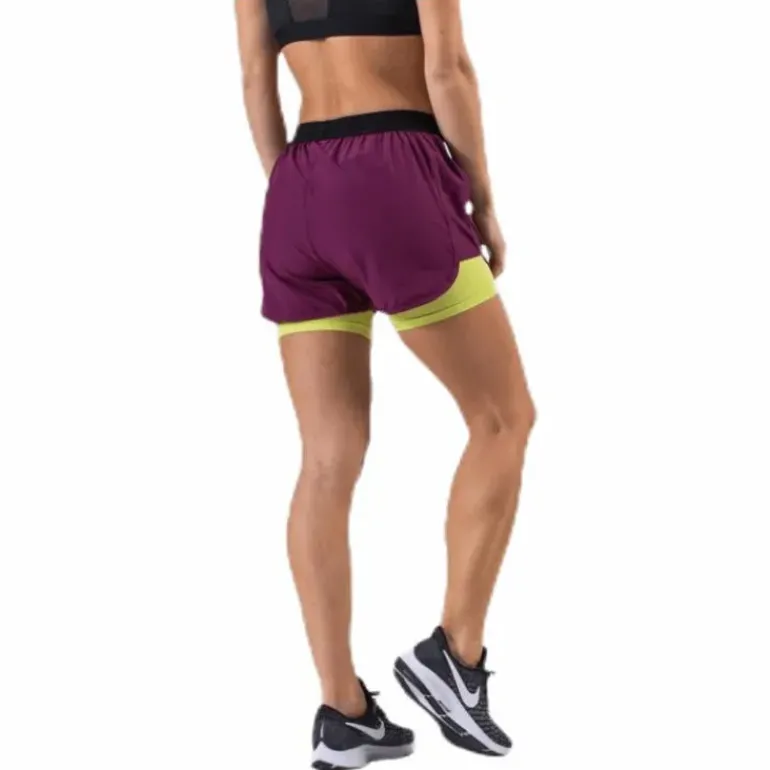 2-Lay Shorts Purple/Green