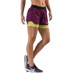 2-Lay Shorts Purple/Green