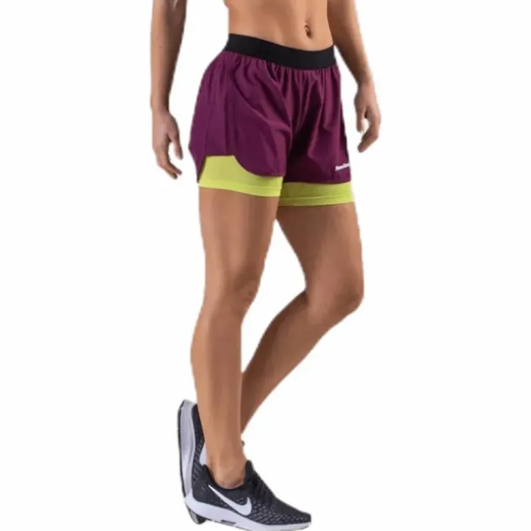 2-Lay Shorts Purple/Green