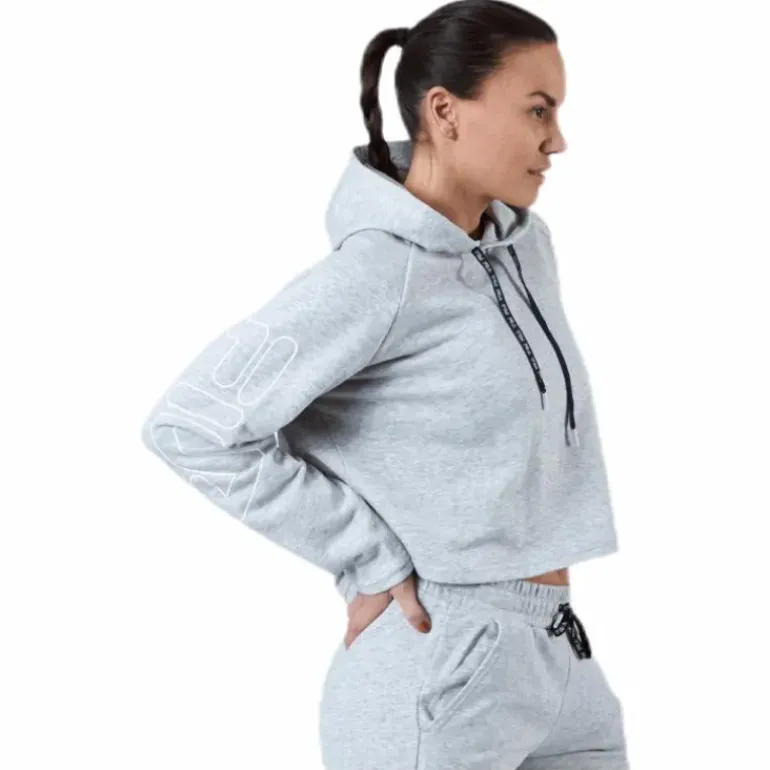 Leanna Cropped Hoody Grey