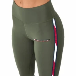 Legging Full Length With Tape Green