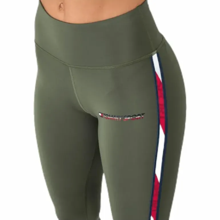 Legging Full Length With Tape Green