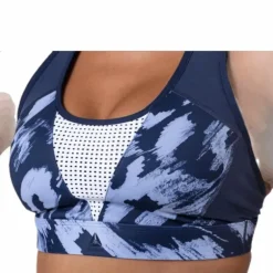 Les Mills Hero Racer Bra Blue/White