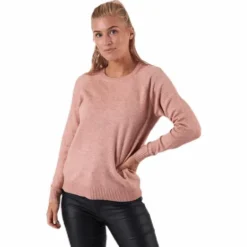 Lesly Kings L/S Pullover Knt Red