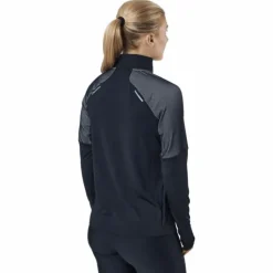 Light Speed 1/2 Zip Black/silver Reflective