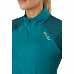 Light Speed 1/2 Zip Jade/silver Reflective