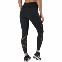 Light Speed Mid-Rise Compression Black/Gold
