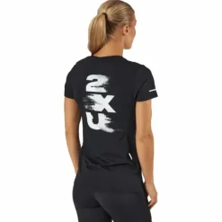 Light Speed Tee Black White/white Reflective