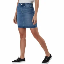 Lili Mw Denim Skirt Blue