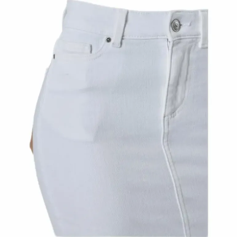 Lili Mw Denim Skirt White