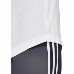 Linear Loose Tank White/Black