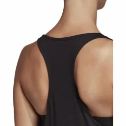 Linear Loose Tank White/Black