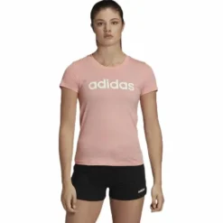 Linear Slim Tee Pink
