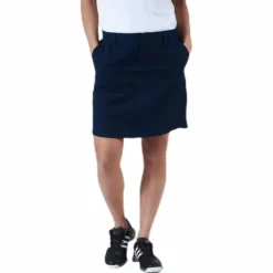 Links Woven Skort Blue
