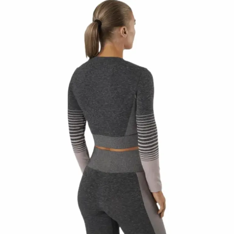 Lixy Ls Seamless Top Lounge Grey