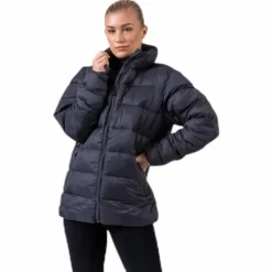 Logo Amby Padded Jacket Grey
