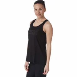 Logo Relaxed Tank Black