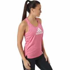 Logo Sport Tank Top Rose Tone / White