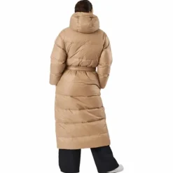 Long Beltet Coat Camel Brown