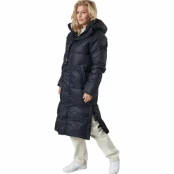 Loose Hood Coat Black