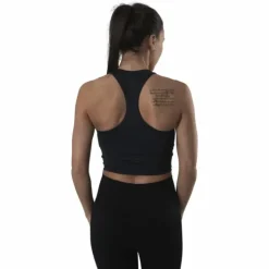Love Crop Top Black